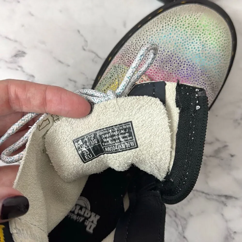 Dr. Martens Pascal Iridescent Lace Up Boots 2